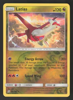 Latias 153/236 Reverse Holo Pokemon SM - Unified Minds - Image 1