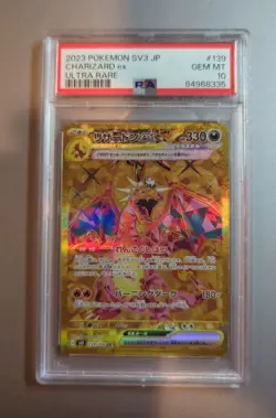 2023 SV3-Ruler Of The Black Flame Charizard EX #139 Japanese Ultra Rare PSA 10 - Image 1