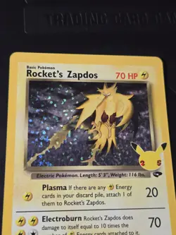 Pokemon TCG Rocket's Zapdos 15/132 Celebrations: Classic Collection Holo- NM - Image 3
