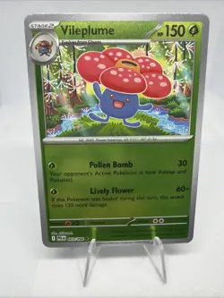 Vileplume 003/094 Reverse Holo - Me02: Phantasmal Flames Pokemon TCG - NM - Image 1