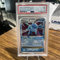 Vintage Pokemon - Glaceon Lv.X (Majestic Dawn #98 Holo/Foil) PSA 5 - Image 1