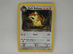 Pokemon English LP Dark Raticate 51/82 Team Rocket - Image 1