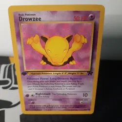 Pokemon TCG Drowzee Team Rocket 54/82 Regular 1st Edition Common LP - Image 1