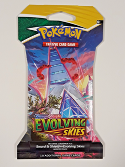 Pokemon TCG Evolving Skies Sword Shield Sleeve Art 3 Sealed Packs 2021 Nintendo - Image 4