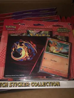 Pokemon TCG Ascended Heroes 3 Pack Blister Charmander Sealed Booster Packs New - Image 1