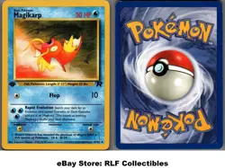 2000 Pokemon, Team Rocket, #47/82 Magikarp, 1st Edition, Uncommon - Image 1