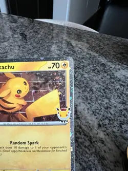 Pokemon Day 30th Anniversary - Pikachu 051 Stamped 2026 Promo NM SWIRL + Coin - Image 3