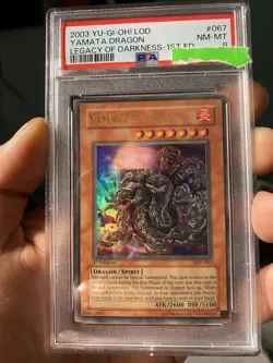 2003 YUGIOH YAMATA DRAGON RARE‼ PSA 8 LOD 1st EDITION🚨🔥 - Image 2