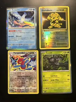 Pokemon TCG 4 Card Lot Bundle Holo Rare Reverse - Exact Cards Shown #2 - Image 1