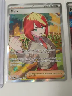 Pokemon Judge/Mela/Eri/Milo/Cara Liss Trainer Supporter Full Art Holo Cards - Image 3