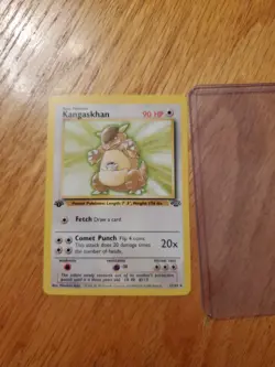 1st Edition Kangaskhan 21/64 Pokemon Card In Excellent Condition - Image 1