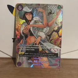 One Piece Card Game MS. ALL SUNDAY SP ENGLISH EN OP04-064 SP Alternate Art NM - Image 1