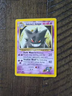 Pokemon Sabrina's Gengar Gym Challenge 29/132 Rare Wizards 2000 Card - Image 1