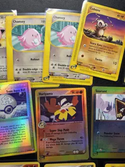Lot Of 14 Vtg E Reader Cards Pokemon Holo Reverse Holo NM-MP Aquapolis Ex Dragon - Image 3