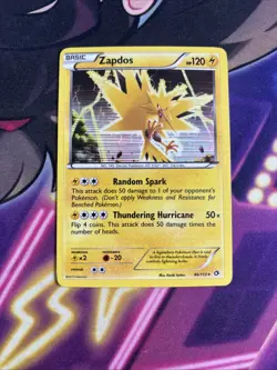 Zapdos 46/113 2013 B&W Legendary Treasures Pokemon Card TCG Holo Rare - LP/MP - Image 1