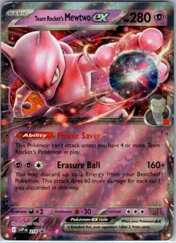 Team Rocket's Mewtwo ex 216 Promo SV: Scarlet & Violet Promo Cards NM - Image 1