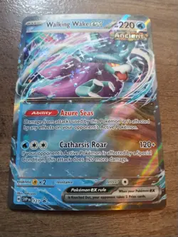 Walking Wake ex 127 Sv: Scarlet & Violet Promo Cards Holo-NM - Image 1