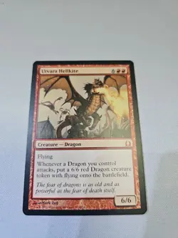MTG Utvara Hellkite Return to Ravnica #110/274 Mythic Rare Dragon Magic Card LP - Image 1