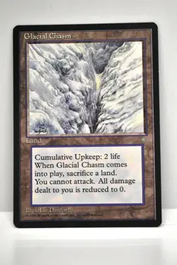MTG, GLACIAL CHASM, ICE AGE, NM, NEVER BEEN PLAYED - Image 1