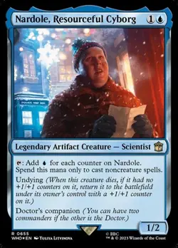 Nardole, Resourceful Cyborg - Surge Foil DRWHO LP MTG - Image 1