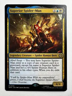 Superior Spider-Man 155 – MTG Marvel’s Spider-Man Rare Legendary 4/4 UB - Image 1