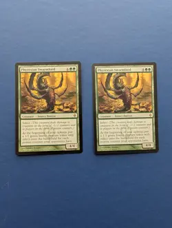 MTG Phyrexian Swarmlord X2: New Phyrexia #119 – EX-MT+ - Image 1