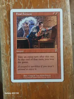 mtg magic the gathering final fortune, 7th edition - Image 1