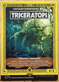 LIMITED EDITION Secret Lair MtG Wayward Swordtooth Unplayed NM - Image 1