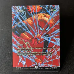 Wizards Tangle Marvel Universe Spider-Man Instant Borderless Mythic Green 2025 - Image 1