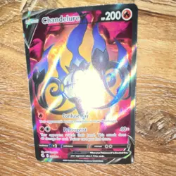 Pokemon TCG Chandelure Holo Card 247/264 - English, Standard Size - Image 1