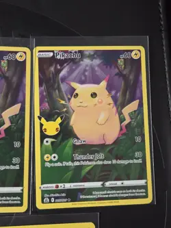 LOf5 - FIVE Pokemon TCG Pikachu Holo 005/025 Celebrations Collection -all NM - Image 4
