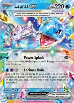 Pokemon TCG - Lapras ex - 032/142 - SV07: Stellar Crown (SCR) - Image 1