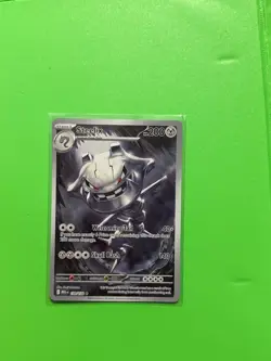 Pokemon TCG Steelix 150/132 Illustration Rare Me01: Mega Evolution Holo - NM - Image 1