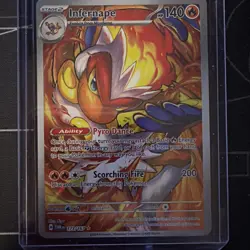 Pokemon Infernape Sv06: Twilight Masquerade 173/167 Illustration Rare Holo - Image 1