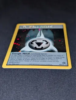 2001 Pokemon FRENCH Unlimited Neo Genesis Energy-Energy Metal Holo 19/111 - Image 2