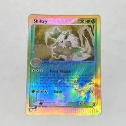 Shiftry 22/100 Sandstorm Reverse Holo Rare 2003 Pokemon TCG English Vintage DMG - Image 1