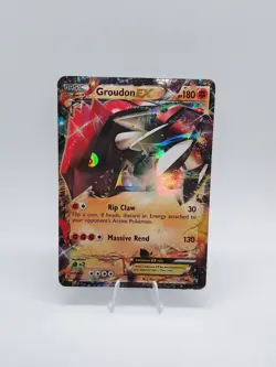 2015 Pokemon TCG Groudon EX XY42 Ultra Rare Black Star Promo Pk000587 - Image 1