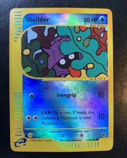 Reverse Holo Shellder, Pokemon E-reader Expedition, 129/165 - Image 1
