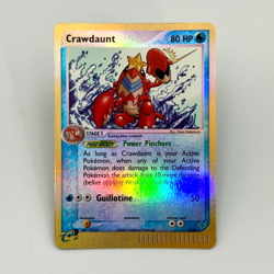 Pokemon Crawdaunt 3/97 EX Dragon Reverse Holo E-Reader 2003 - LP - Image 1