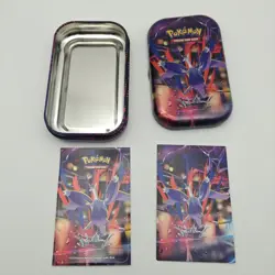 (Mix & Match) Mega Evolution EMPTY Mini Tin + Insert & Sticker - Pokemon TCG - Image 1