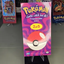 Pokemon Topps TV Animation Edition Series 2 Box Topper 2 Of 5 Ash Pikachu - Image 2