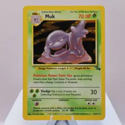Pokemon TCG - Muk 13/62 Fossil Holo Rare WOTC 1999 - EXC/NM - Image 2