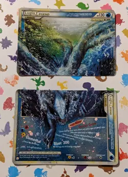 Pokemon TCG Lugia Legend Top 113/123 and Bottom 114/123 English Holo HGSS 2010 - Image 1