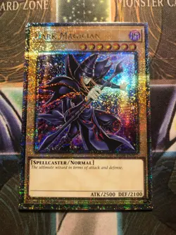 ** DARK MAGICIAN ** QUARTER CENTURY SECRET RARE ALTERNATE ART RA04-EN001 YUGIOH! - Image 1