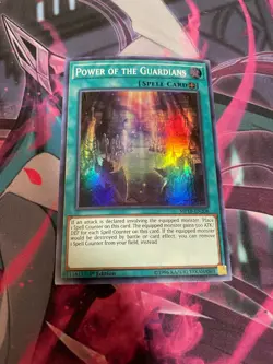 YUGIOH - POWER OF THE GUARDIANS - SUPER RARE - MP18 - 1ST ED - NM - Image 1