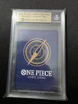 Portgas.D.Ace (SP) OP13 *ERROR* Wanted Poster One Piece English BGS 10 PRISTINE - Image 2