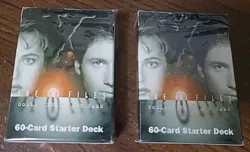 The X-Files Card Game 60-Card Starter Deck, 2 Decks, Unopened, NEW - Image 1