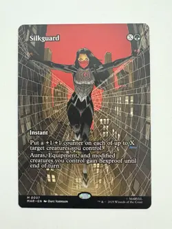 Silkguard Borderless Showcase MTG Magic the Gathering Card NM Near Mint MAR - Image 1