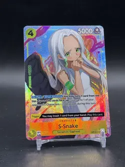 S-Snake (Alt Art) OP13-114 R Carrying on His Will ONE PIECE Card Game ENGLISH NM - Image 1
