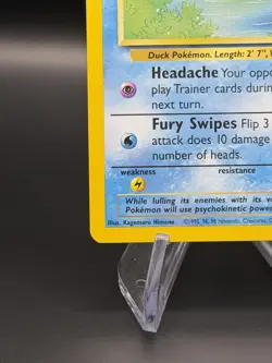 Pokemon Card - Psyduck WOTC Black Star League Promo #20 - Image 3